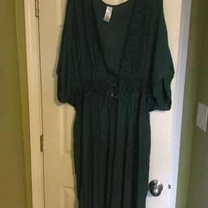 Time and Tru Green duster 2x (20W-22W)